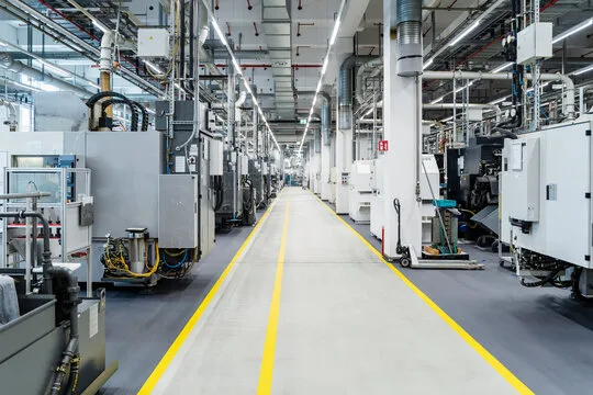 Modern industrial production facility